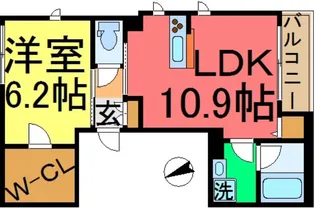 エスト セレーノ【3階】の間取り