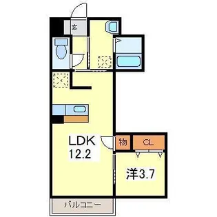 アイポート西棟【3階】の間取り