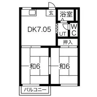 タウニー8【2階】の間取り