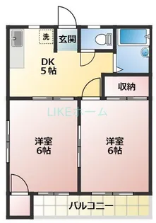 カトーガーデンハイツC【2階】の間取り