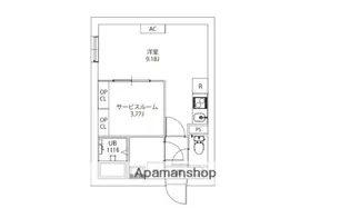 AXIA M-City武蔵小山【1階】の間取り