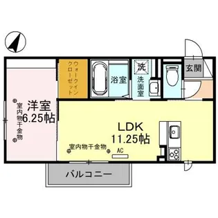 Dレジデンス兼六元町I【3階】の間取り