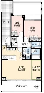 本郷パークハウス ザ・プレミアフォート【13階】の間取り