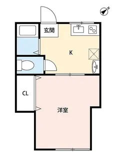 ハイツ中村【1階】の間取り