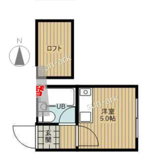 ガーデンハイツ新中野【2階】の間取り