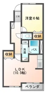 グレイスコート【1階】の間取り