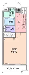 サンノーヴァ五十嵐【1階】の間取り