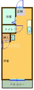 フローレンス鈴鹿【1階】の間取り