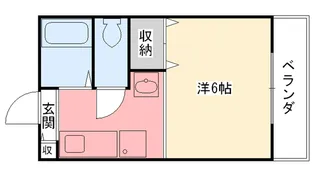 ハイツシャルム【2階】の間取り
