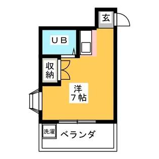 イチカワハイツ【3階】の間取り