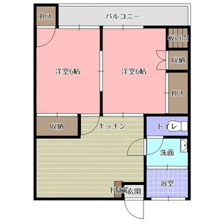 サニーヒルズ【1階】の間取り