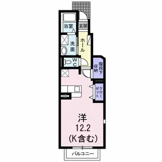 メロディーヒルズ【1階】の間取り
