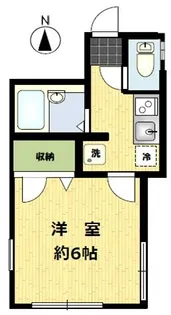 サンライズ中目黒【2階】の間取り