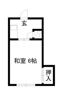 仲井ビルアパート【3階】の間取り