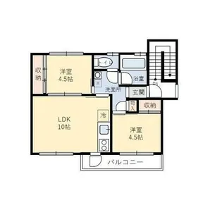 相武台住宅 5号棟【4階】の間取り