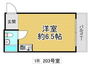 比枝コーポラス徳庵【2階】の間取り