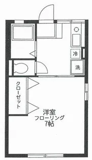 シティハイム壱番館【1階】の間取り