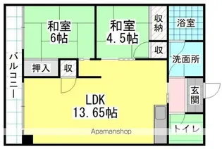 木本ビル【5階】の間取り