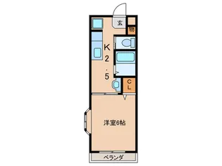 グリーンパレス【2階】の間取り