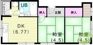 パールハイツ【2階】の間取り