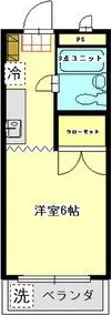 サンハイツ越野【3階】の間取り