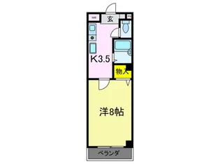 アリコヴェール江上町【3階】の間取り