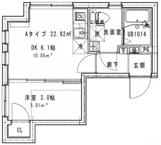 n side北千住【2階】の間取り