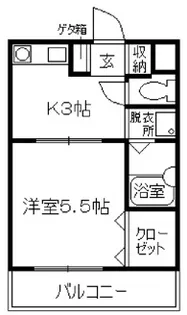 アルファポレール【2階】の間取り