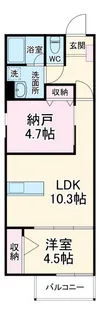 LEROY千里山【1階】の間取り