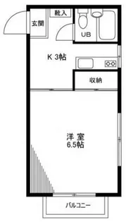 エースハイツ綾部【2階】の間取り