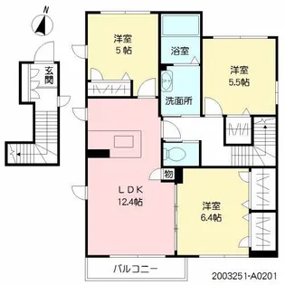 シャーメゾン・クレスト【2階】の間取り