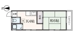 宮城荘【2階】の間取り