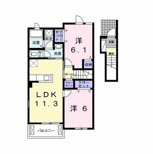 シエロ【2階】の間取り