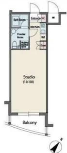 MFPR代々木タワー【7階】の間取り