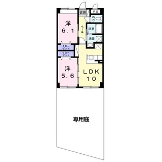 クレアビータ【1階】の間取り