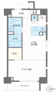 MFPRコート麻布十番【6階】の間取り