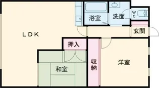 クリスタルヒルズ【2階】の間取り