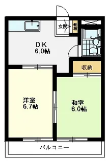 ぐるめらんビル【4階】の間取り