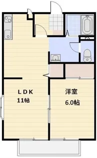 サンクレストD棟【2階】の間取り