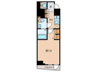 ドゥーエ板橋区役所前【5階】の間取り