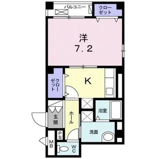 アルモニー琵琶湖【1階】の間取り