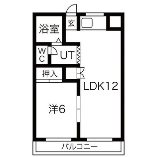 フラットイン【6階】の間取り
