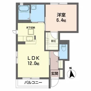 オレンジヒルズ成田A【1階】の間取り