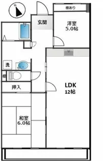 アンサンブル宮地【9階】の間取り