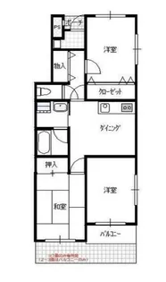 グラン・ブルーII【3階】の間取り