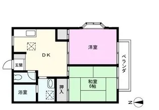 マインドYOU戸塚2【1階】の間取り