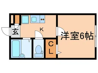 エスポワ-ルA棟【2階】の間取り