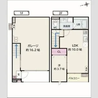 Walter tobaI【2階】の間取り