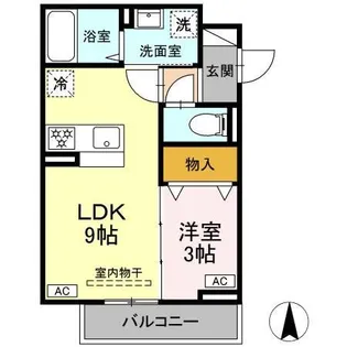 グラナーデ扇I【1階】の間取り