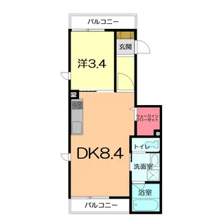 セレニテ大宮宮原【1階】の間取り